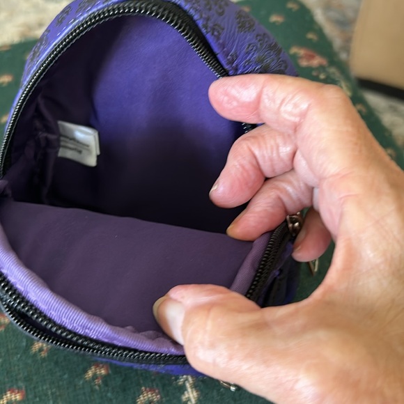 Disney’s haunted mansion, wristlet, purple, and black has a place foot belt too - Picture 6 of 10